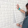 1 Set (10 Stk)große 3D wasserdichte Fliesen Ziegel Wand Produktbild-Vorschau 3