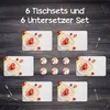 Tischset 6x45x30 cm + 6x10fi cm Platzset Tischmatte Produktbild-Vorschau 4
