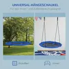 Outsunny Nestschaukel Ø110cm Hängeschaukel bis 100 kg Produktbild-Vorschau 7