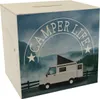 Camper Life mit Campervan Spardose aus Holz Produktbild-Vorschau 1