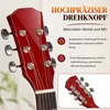 FCH Akustikgitarre 38 Zoll Cutaway Westerngitarre Set, Holz Produktbild-Vorschau 2