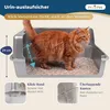 Katzenklo Edelstahl XXL – Leicht zu reinigen, Produktbild-Vorschau 4