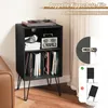 Supporto per giradischi COSTWAY, supporto per dischi a 3 Anteprima dell’immagine prodotto 7