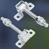 Two adjustable gate hinges are shown against a gradient background. Podgląd zdjęcia produktu