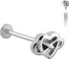 viva-adorno 1,0mm Labret Lippen Tragus Helix Piercing Produktbild-Vorschau 2