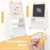 Cavalletto per bambini COSTWAY, lavagna per bambini 4 in 1 Anteprima dell’immagine prodotto 5