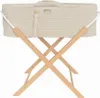 BOHO Handgefertigter Babykorb mit Ständer - Creme Produktbild-Vorschau 1