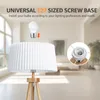 Aigostar stehlampe wohnzimmer, LED stehlampe dreibein holz Produktbild-Vorschau 4
