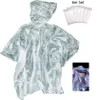 Regenponcho Regencape Einweg Kinder, 6er Set, transparent, Produktbild-Vorschau 2
