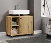 Waschbeckenunterschrank "Bliss" in Evoke Eiche Badschrank Produktbild-Vorschau 4