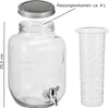 Getränkespender Glas Zapfhahn 4L Produktbild-Vorschau 5