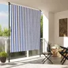 vidaXL Außenrollo Blau und Weiß 200x270 cm Stoff und Stahl Produktbild-Vorschau 2