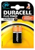 A Duracell Plus Power 9V alkaline battery in its retail packaging. Anteprima dell’immagine prodotto