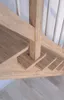 Dřevěné schodiště Lindos (dub) v 1/4 točité konstrukce Náhled obrázku produktu 5