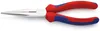 Flachrundzange L.200mm verchr.ger.Mehrkomp.-Hülle KNIPEX Produktbild-Vorschau 1
