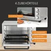 HOMdotCOM HOMdotCOM Mini forno 52,2 cm x 38,1 cm x 33,5 cm Anteprima dell’immagine prodotto 6