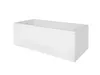 A white bathtub on a white background. Produktbild-Vorschau