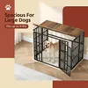 Hundekäfig Möbel, Hundebox Möbel, Mehrtür-Design, Weiß Produktbild-Vorschau 3