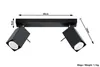 Lampa sufitowa MERIDA 2 Czarny Sollux Lighting SL.0100 Podgląd zdjęcia produktu 15
