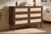 Kommode mit 6 Schubladen, 120 cm breit, Beistellschrank mit Produktbild-Vorschau 16
