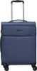 A blue trolley bag with a retractable handle and wheels. Anteprima dell’immagine prodotto