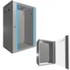 Extralink 18U 600x450 Grey | Rack cabinet | wall-mounted Náhľad obrázku produktu 1