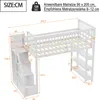 Flieks Etagenbett 90x200cm mit Rausfallschutz, Kinderbett Produktbild-Vorschau 4