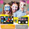 Professionelles Kinderschminke Set für Fasching: 16+2 Produktbild-Vorschau 3