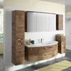 Spiegelschrank 142cm mit LED-Leuchte in Eiche Ribbeck Produktbild-Vorschau 5