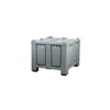 Palettenbox mit Deckel 680l 1200x1000x790 mm Grau - 4 Füsse Produktbild-Vorschau 2
