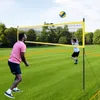COSTWAY Volleyballnetz Outdoor, 9,5 x 1m Pool Volleyball Produktbild-Vorschau 2