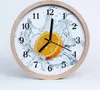 Holzuhr 20fi cm wanduhr - Wasser Orange Wasser Produktbild-Vorschau 1