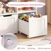 COSTWAY Kinderregal , Bücherregal Kinder mit Boxen auf Produktbild-Vorschau 5