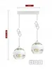 LUXOLAR Led Pendelleuchte 2 flammig - Deckenleuchte Weiß Produktbild-Vorschau 3