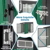 Domek ogrodowy metalowy COSTWAY, szopka narzędziowa Podgląd zdjęcia produktu 8