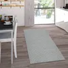 Outdoor Indoor Grau Teppich Terrasse Balkon 3D Optik Orient Produktbild-Vorschau 2