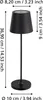 EGLO LED Tischlampe außen Cabozo, Außenlampe Touch dimmbar, Produktbild-Vorschau 3