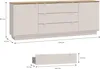 Forte GANYMEDE Sideboard 230, minimalistisches Sideboard, Produktbild-Vorschau 6