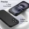 Silikon Hülle für Apple iPhone 17 Schutzhülle Matt Schwarz Produktbild-Vorschau 2