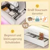 Polsterbett, Bequemes Leinenbett mit APP-Steuerung, Produktbild-Vorschau 4