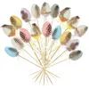 com-four® 18x Blumenstecker für Ostern - bunte Ostereier Produktbild-Vorschau 7