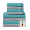 Komfortec 8er Handtuch Set aus 100% Baumwolle, 4 Badetücher Produktbild-Vorschau 1
