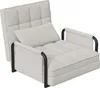 UnboxG Sofa-Bett Beige aus Lammfell, 5-fach verstellbar, Produktbild-Vorschau 15