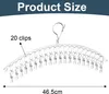 2er-Pack Sockentrockner aus Edelstahl mit 40 Klammern – Produktbild-Vorschau 5
