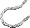 Armband 4mm Königskette vierkant glänzend Silber 925 19cm Produktbild-Vorschau 1