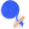 com-four® 2x Premium Schlittenleine mit Holzgriff, extra Produktbild-Vorschau 3
