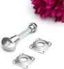WC-Drehverschluss für Toilettentüren-Rosette |BB| Nickel Produktbild-Vorschau 1