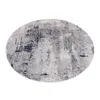 Tapis SKY Rond Moderne Gris Clair Salon 200 x 200 cm Voir les images du produit 7