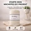 Makramee Garn 3mm Cordy Mini, 250g Baumwollkordel, weich & Produktbild-Vorschau 2