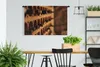 MuchoWow® Wandteppich Wandbehang Flaschenregal in einem Produktbild-Vorschau 2